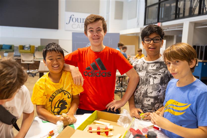 Students at a STEM Camp